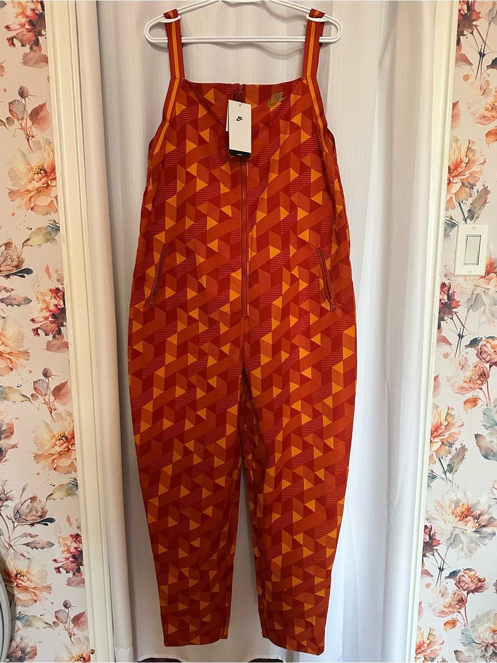 Nike Serena Williams Design Crew Women's Printed Tennis Jumpsuit (L)